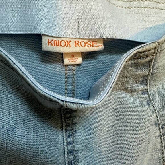 Knox Rose Light Blue Flared Jeans - Picture 4 of 5